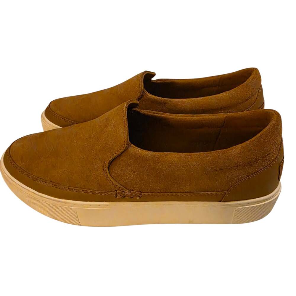 UGG Women's Zilo Slip-on Brown Suede Platform Sneakers Size 10